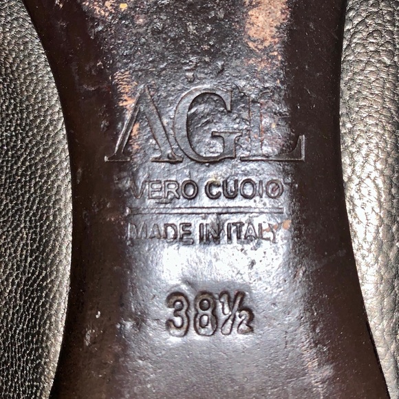 Attilio Giusti Leombruni Flats 8/38.5 Pewter Gray - Picture 8 of 8